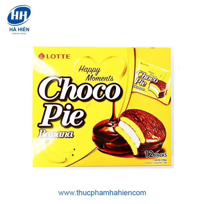 CHOCO PIE BANANA 336G – Thực phẩm Hà Hiền - Thịt sạch giá sỉ