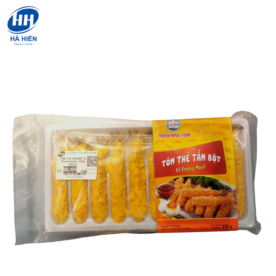  TÔM THẺ TẨM BỘT VỊ TRỨNG MUỐI - 250G 