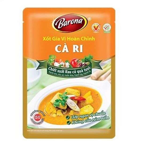  XỐT GIA VỊ CÀ RI BARONA 80G 