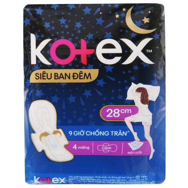  KOTEX BAN ĐÊM 28CM 