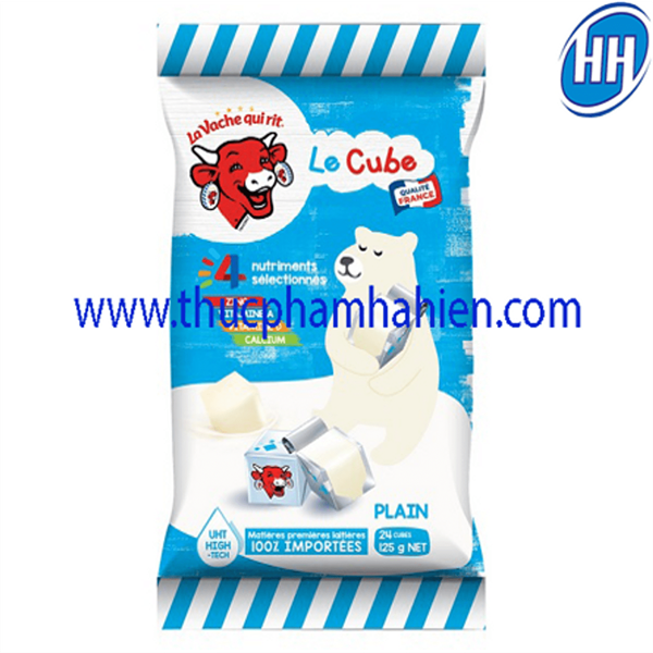  PHÔ MAI CON BÒ CƯỜI BELCUBE VỊ SỮA 125G 