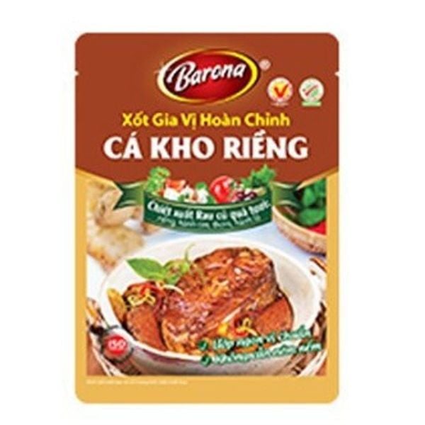  XỐT GIA VỊ CÁ KHO RIỀNG BARONA 80G 