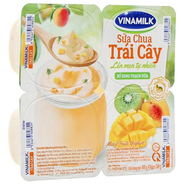  SỮA CHUA VỊ TRÁI CÂY VINAMILK 