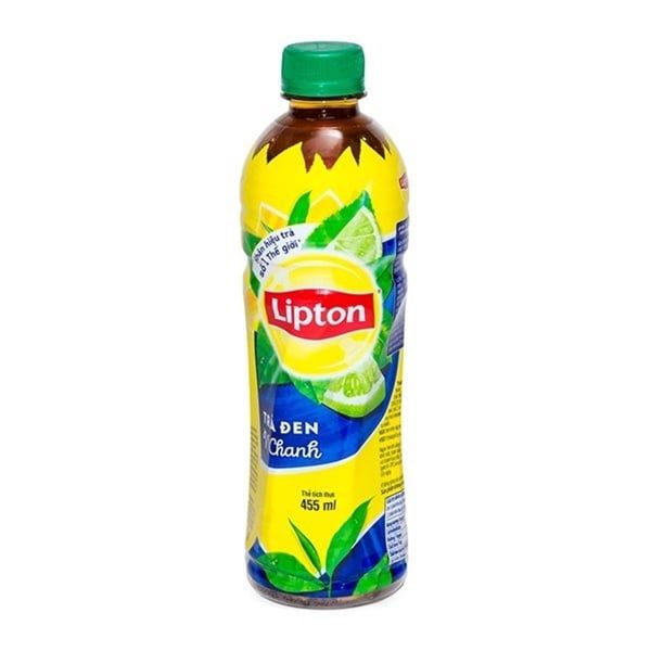  LIPTON TRÀ ĐEN VỊ CHANH 455ML 