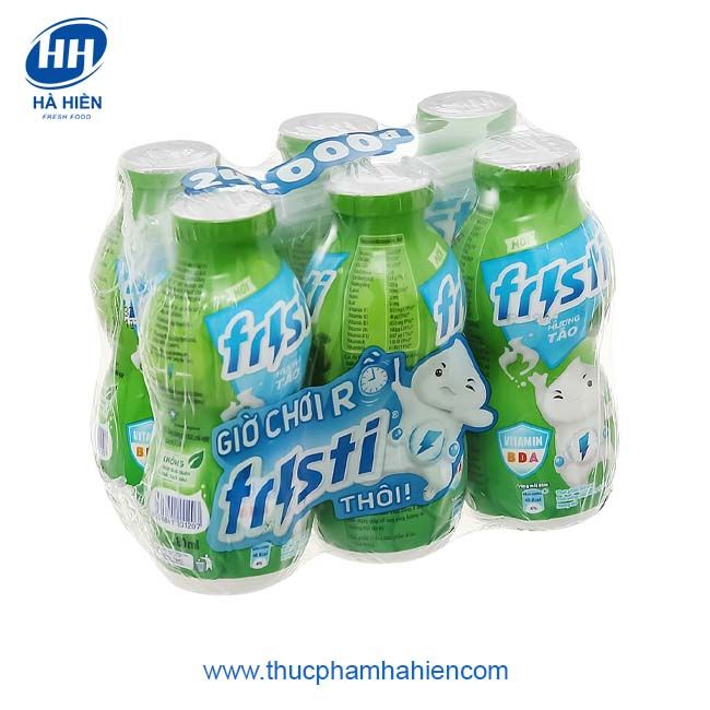  LỐC 6 CHAI SỮA CHUA FRISTI HƯƠNG TÁO 