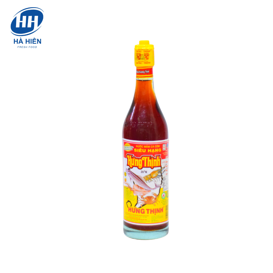  NƯỚC MẮM CÁ CƠM SIÊU HẠNG HƯNG THỊNH 35 ĐỘ ĐẠM 620ML 