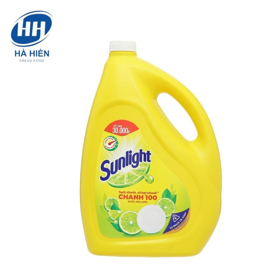  NƯỚC RỬA CHÉN SUNLIGHT CHANH 3,6KG 