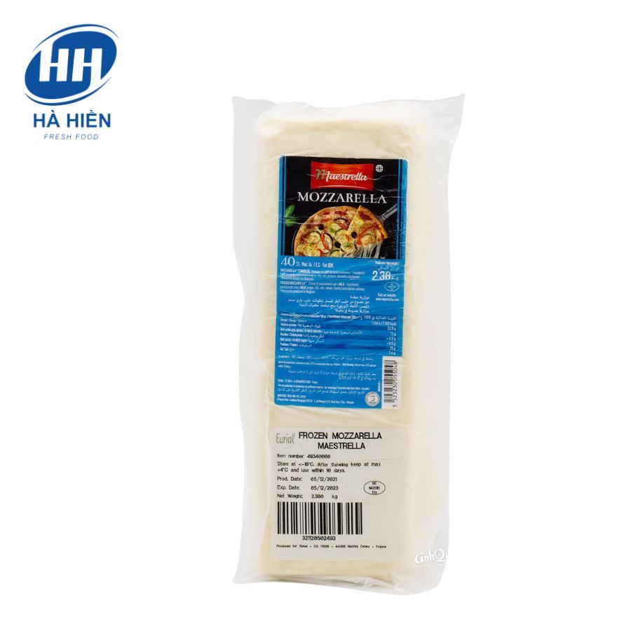  PHÔ MAI MOZZARELLA MAESSTRELLA 2.38KG 