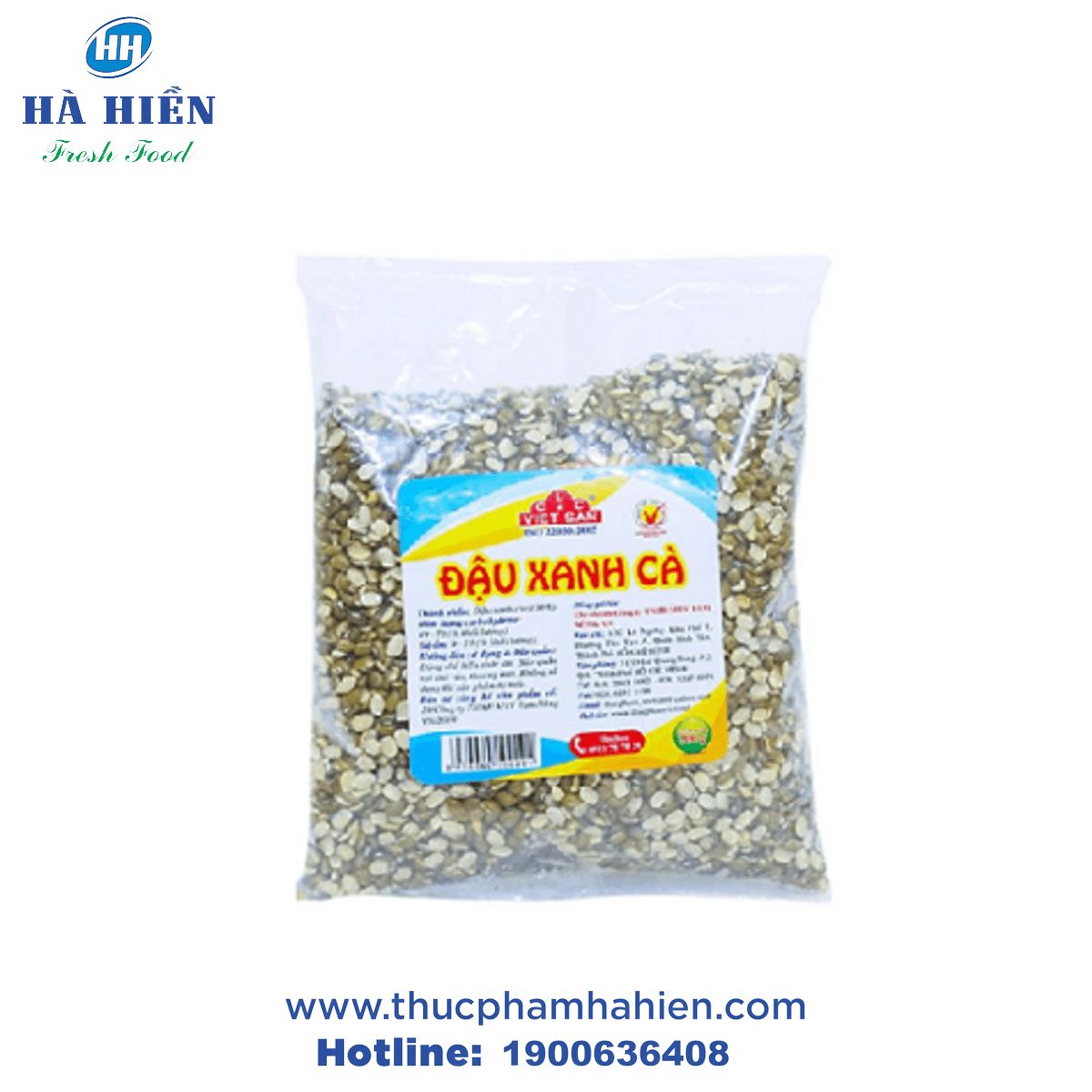  ĐẬU XANH CÀ VIỆT SAN (500G) - GÓI - Website 