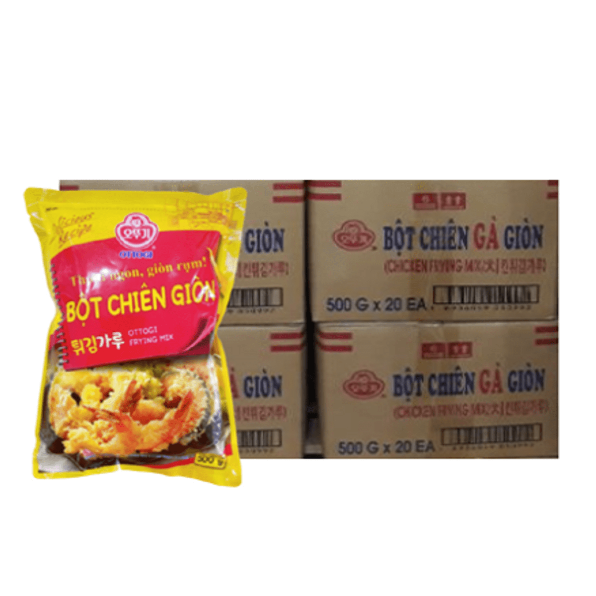  BỘT CHIÊN GIÒN OTTOKI 500G – THÙNG 20 GÓI 