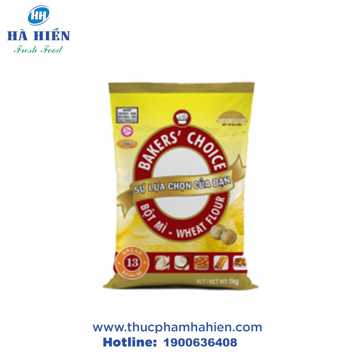  BỘT MÌ SỐ 13 BAKER'S CHOICE 1KG 