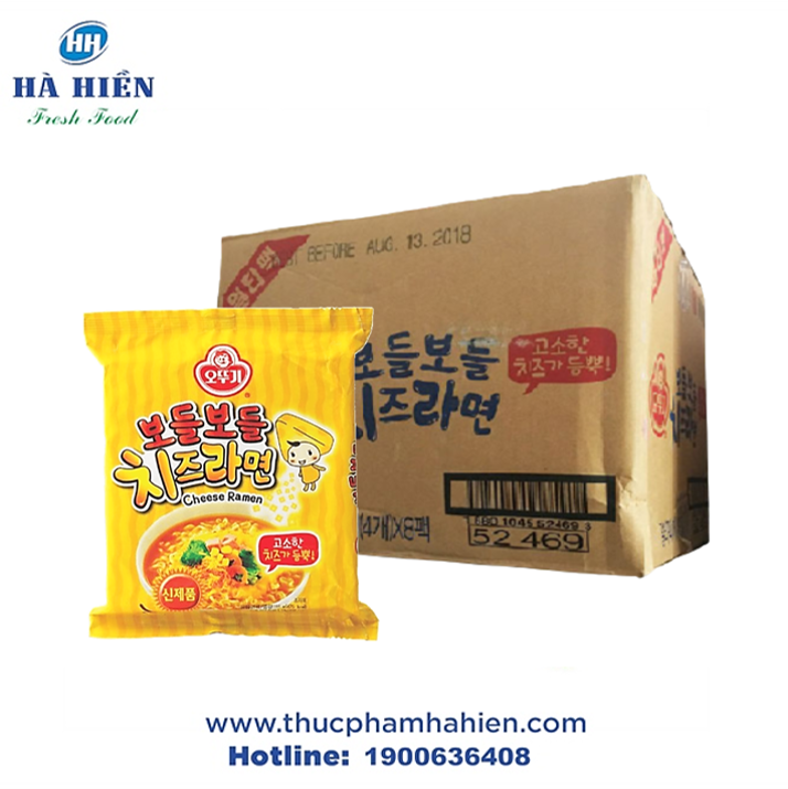  MÌ PHÔ MAI THƠM MỀM OTTOGI 112G – THÙNG 32 GÓI 