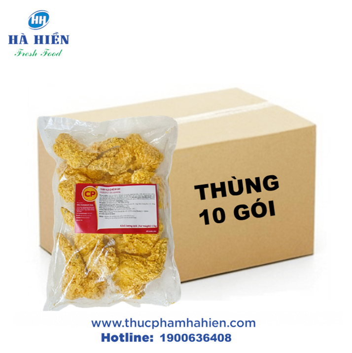  CÁNH GÀ CHIÊN CAY 1KG – THÙNG 10 GÓI 