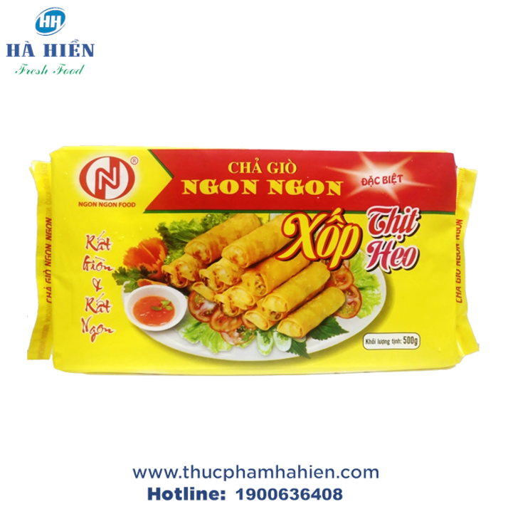  CHẢ GIÒ XỐP THỊT HEO NGON NGON 500G 