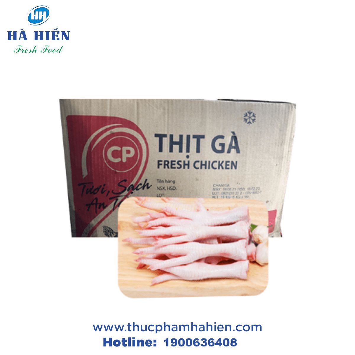  CHÂN GÀ CP (THÙNG 15KG) – KG 