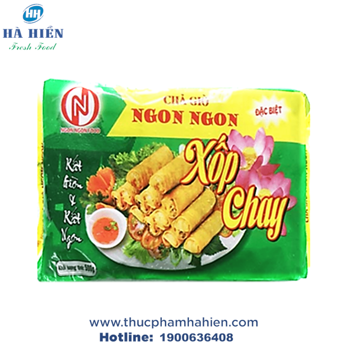  CHẢ GIÒ XỐP CHAY NGON NGON 500G 