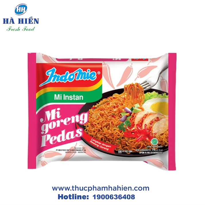  MÌ XÀO KHÔ INDOMIE VỊ CAY NỒNG 85G 