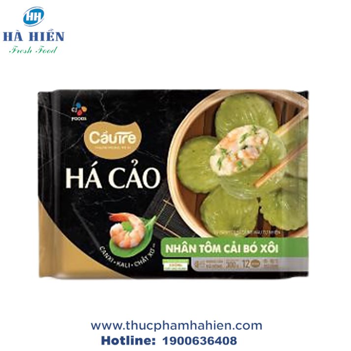  HÁ CẢO NHÂN TÔM CẢI BÓ XÔI CẦU TRE 300G 