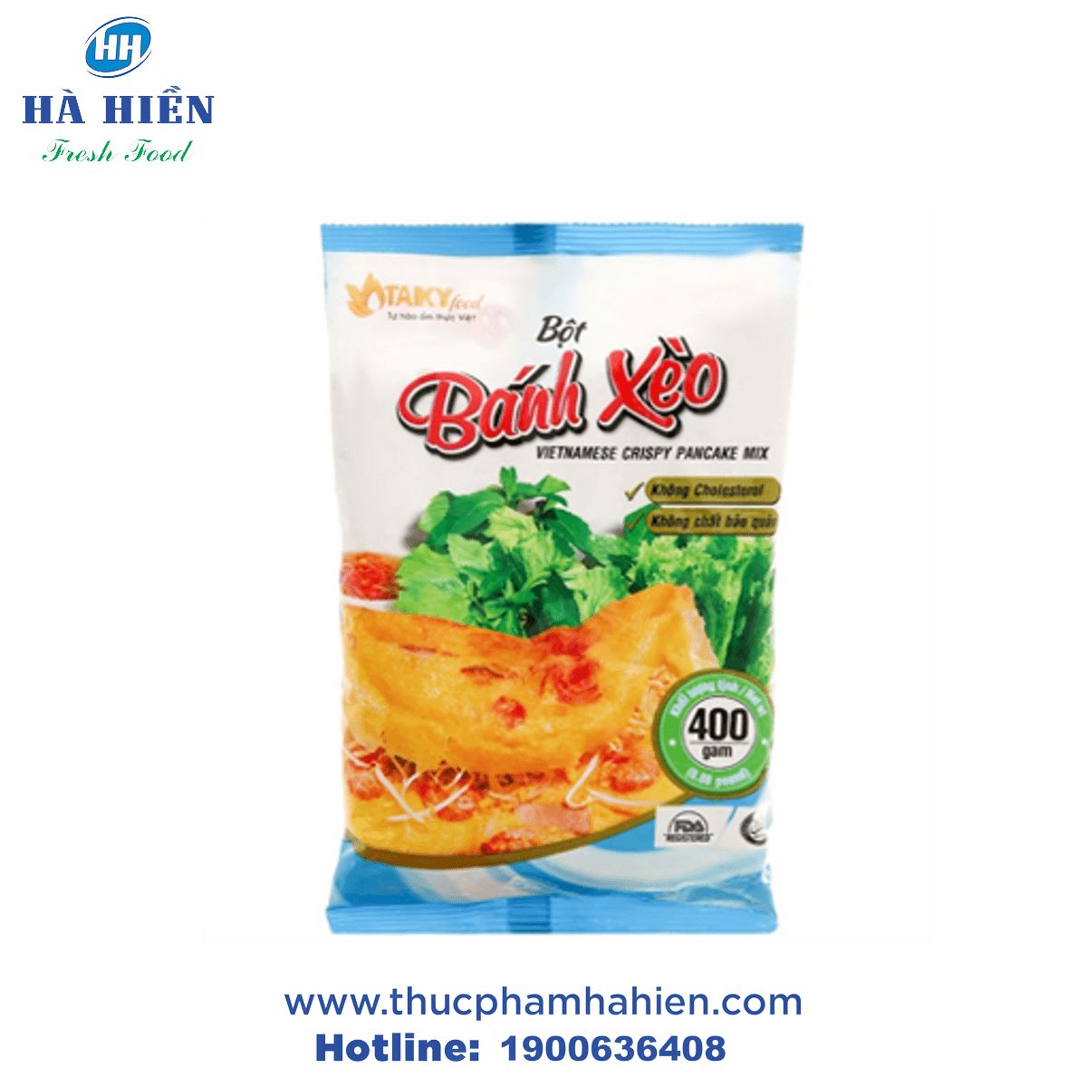  BỘT BÁNH XÈO TÀI KÝ 400G 