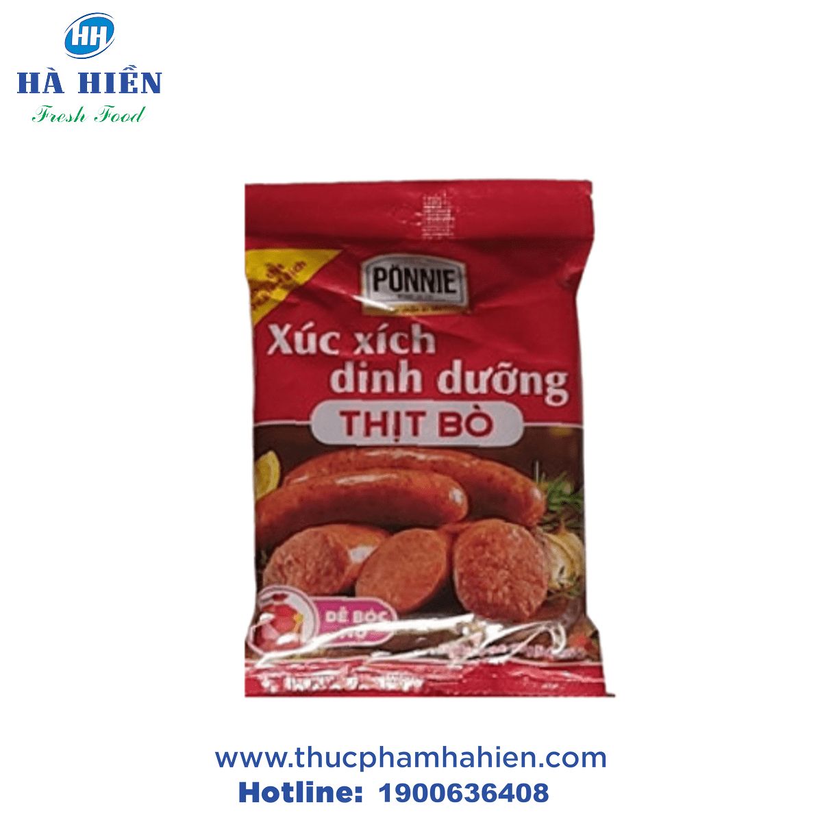  XÚC XÍCH THỊT BÒ PONNIE (175G) 