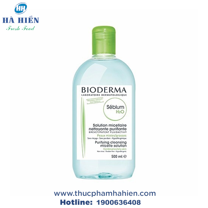  NƯỚC TẨY TRANG BIODERMA - XANH LÁ - 500ML (CHAI) 