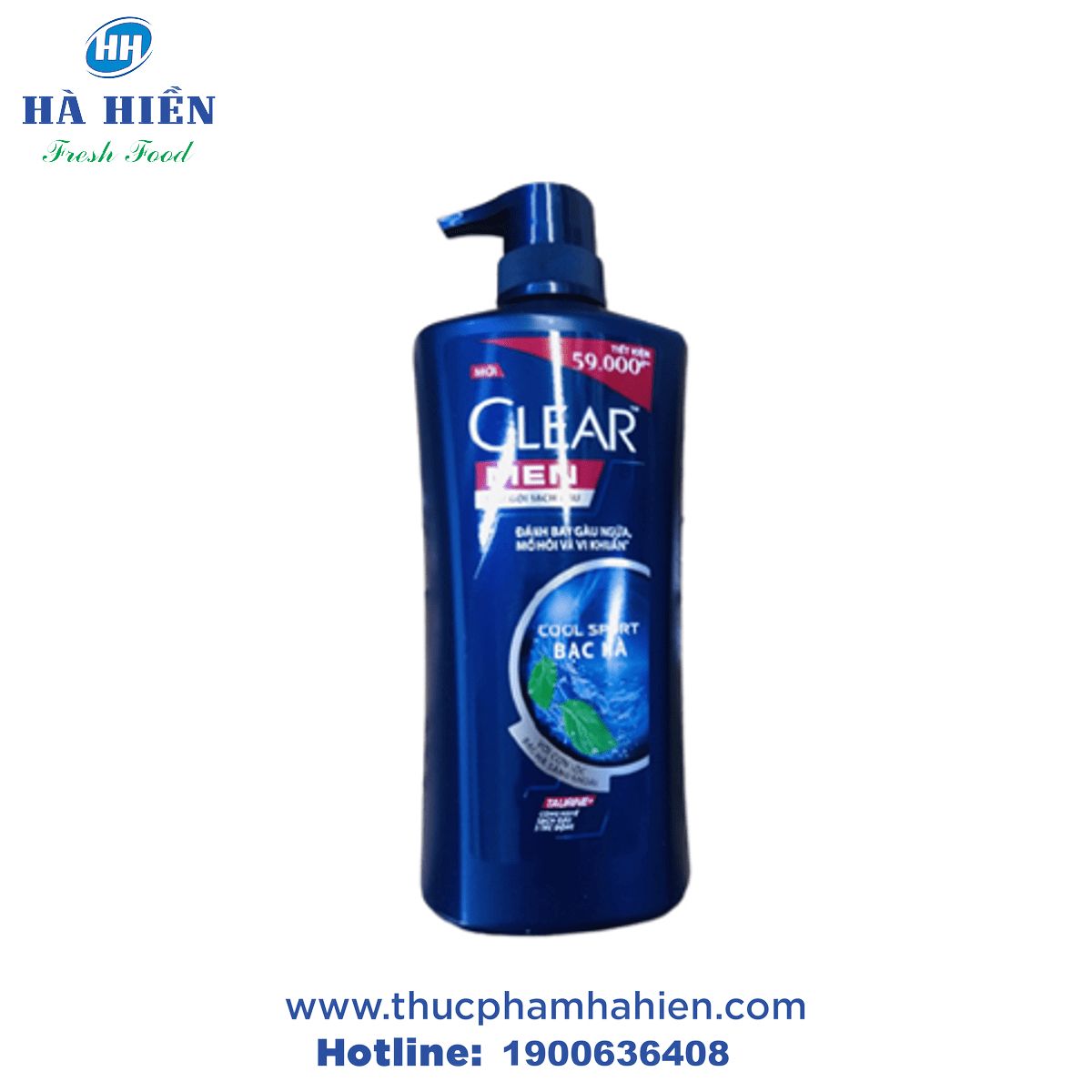  DẦU GỘI CLEAR MEN MÁT LẠNH BẠC HÀ 