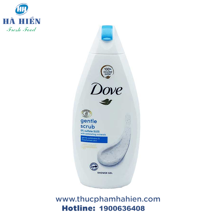  SỮA TẮM DƯỠNG THỂ DOVE GENTLE SCRUB - 500ML (CHAI) 