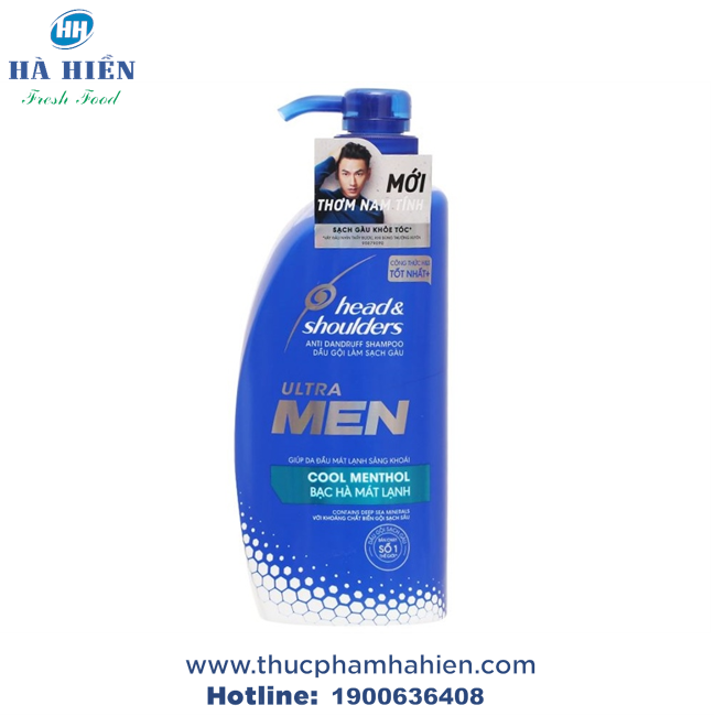  DẦU GỘI HEAD&SHOULDERS NAM BẠC HÀ MÁT LẠNH 