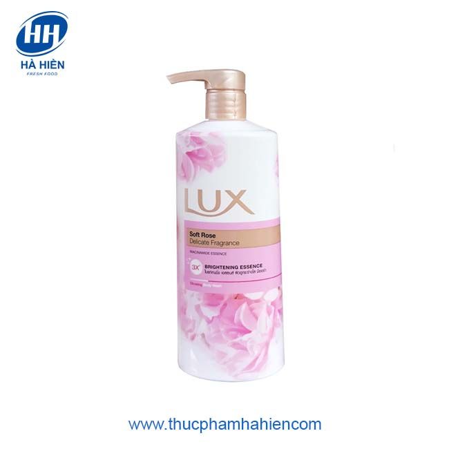  SỮA TẮM LUX SHW CRM SOFT ROSE TWIN HOA HỒNG 450ML 