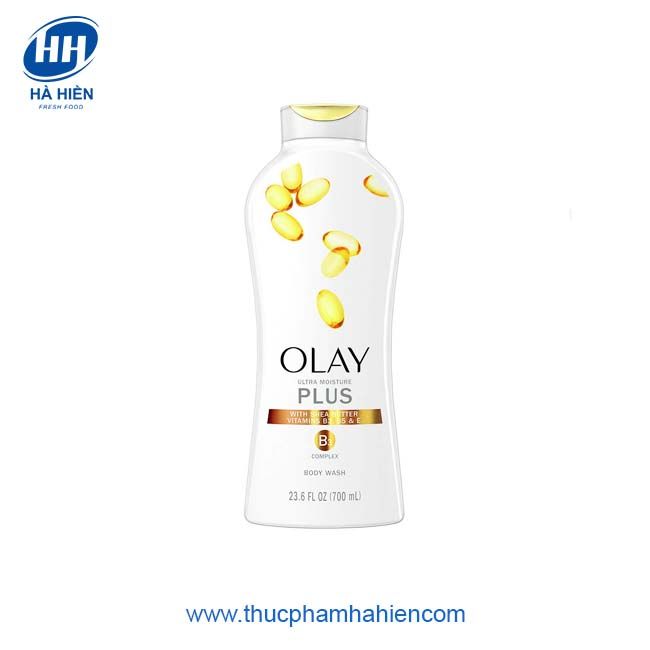  SỮA TẮM OLAY ULTRA MOISTURE PLUS WITH SHEA BUTTER VITAMIN B3, B5 & E 700ML 