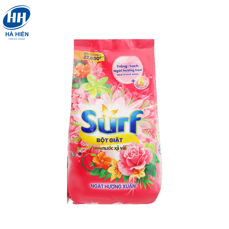  BỘT GIẶT SURF NƯỚC XẢ VẢI NGÁT HƯƠNG XUÂN 5.5KG 