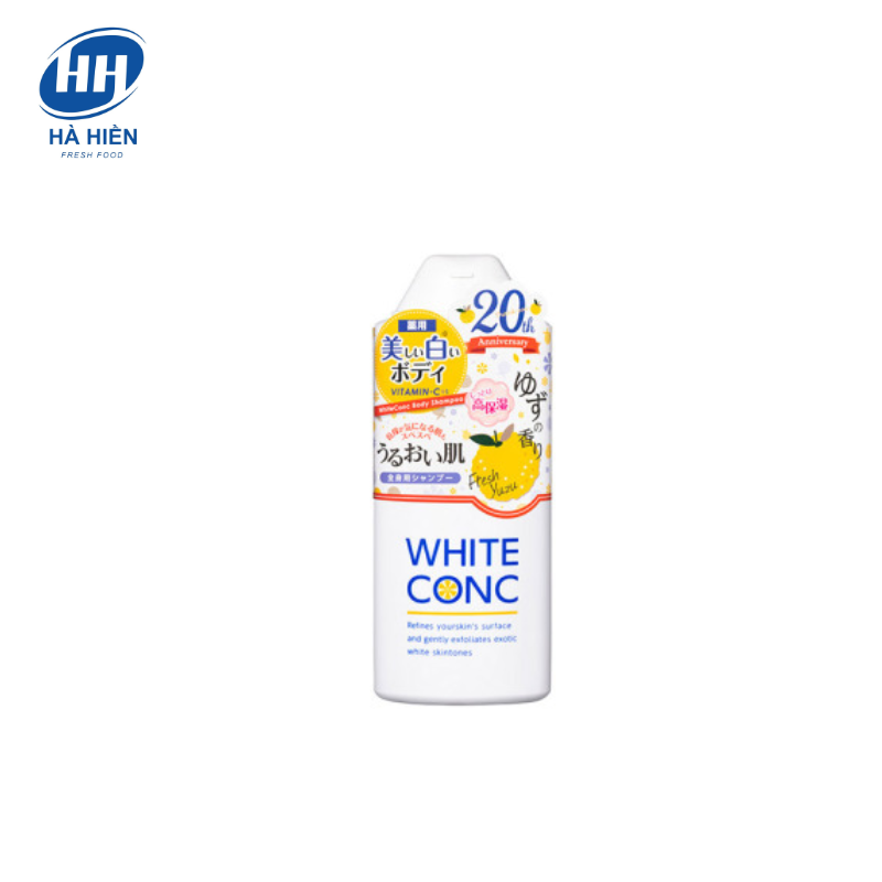  SỮA TẮM TRẮNG DA WHITE CONC C2 YUZU TINH CHẤT CAM 360ML 