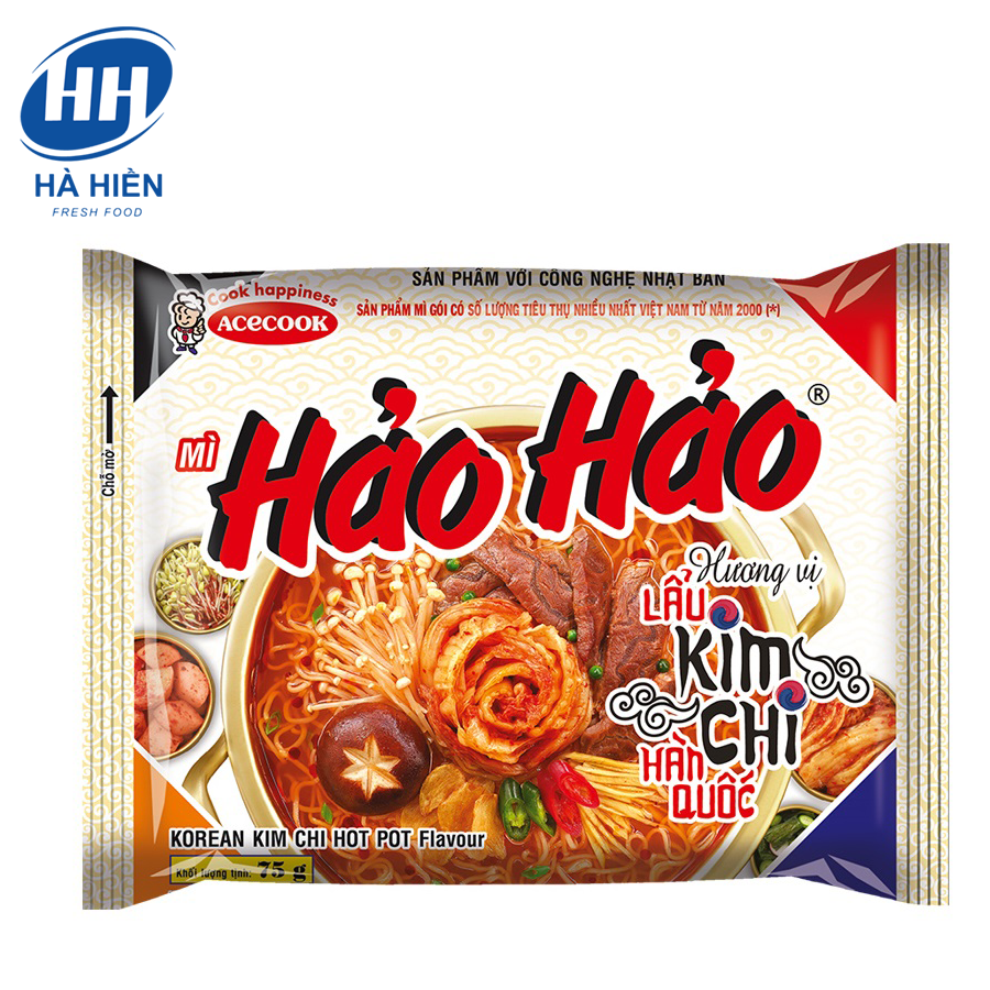  MÌ HẢO HẢO LẨU KIM CHI HÀN QUỐC 75G 