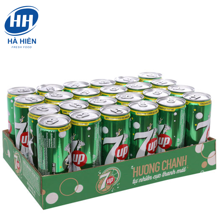  7 UP (330ML) – THÙNG 24 LON 