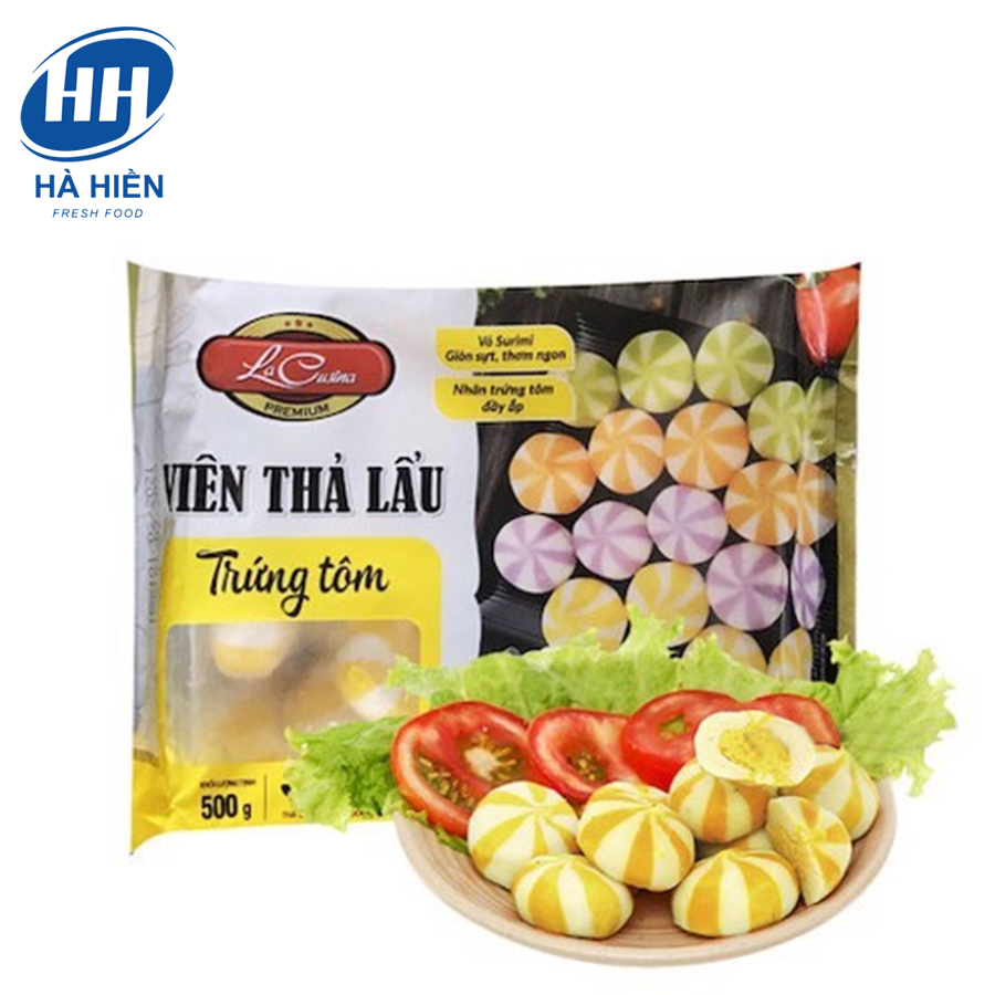  VIÊN THẢ LẨU TRỨNG TÔM LACUSINA 500G 