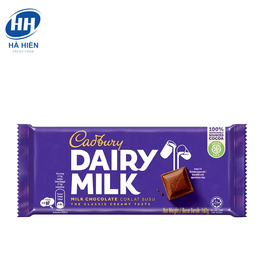  SOCOLA SỮA CADBURY DAIRY MILK 90G 