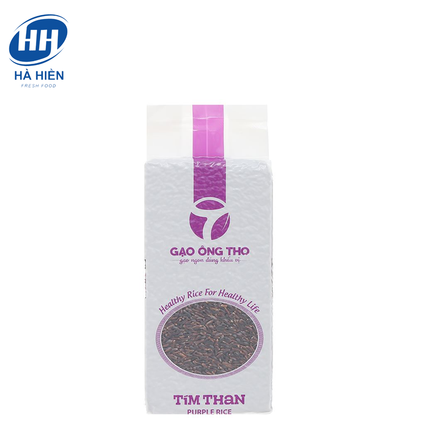  GẠO ÔNG THỌ TÍM THAN - 1KG 