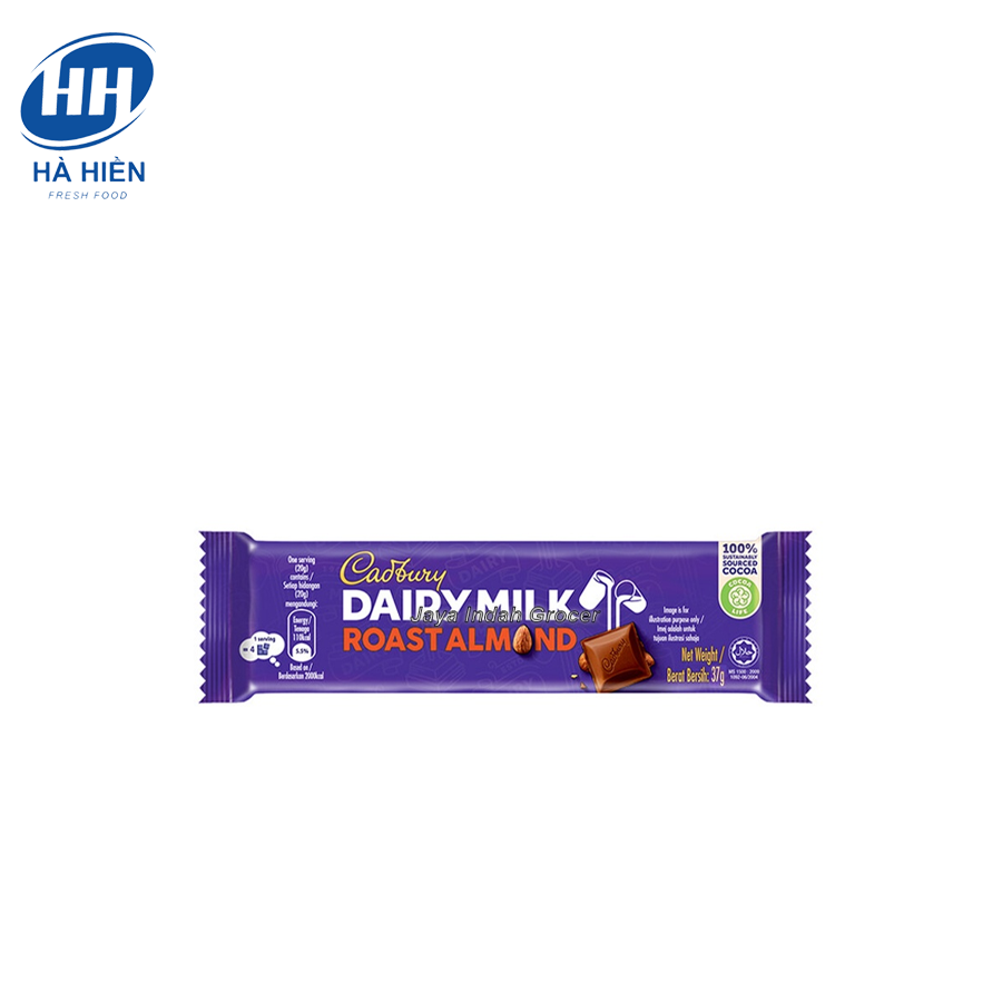  SOCOLA HẠNH NHÂN CADBURY DAIRY MILK - 37G 