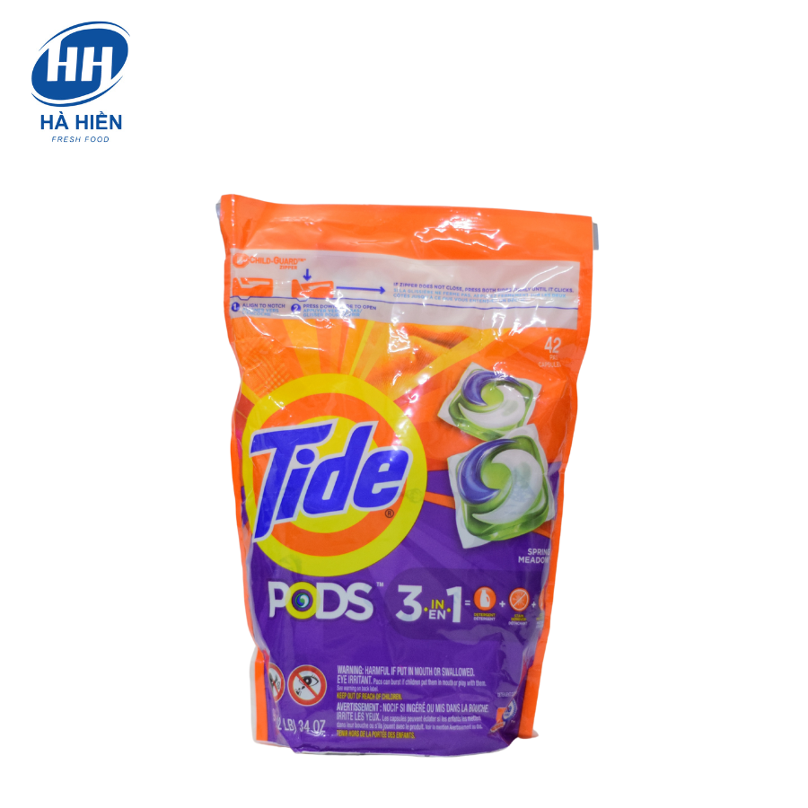  VIÊN GIẶT XẢ TIDE 3IN1 MỸ 