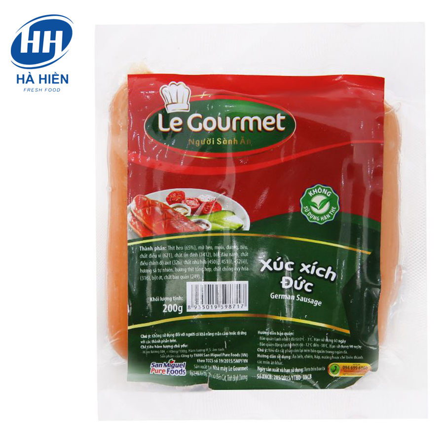  XÚC XÍCH ĐỨC ( LE GOURMET ) 200G 