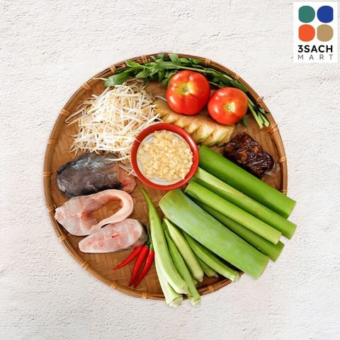  [RTC] Canh Chua Cá Hú (Khay 900Gr) 