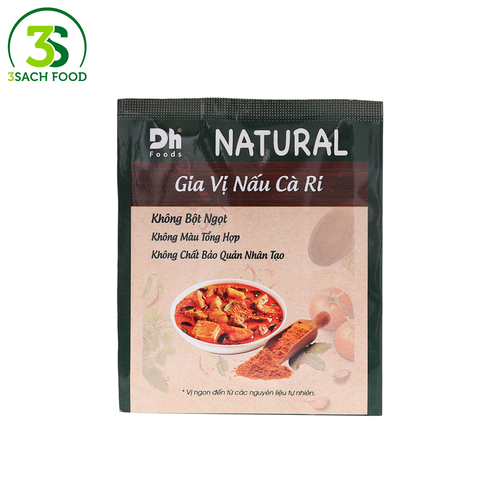  Gia Vị Nấu Cà Ri Natural DH Foods (Gói 10Gr) 