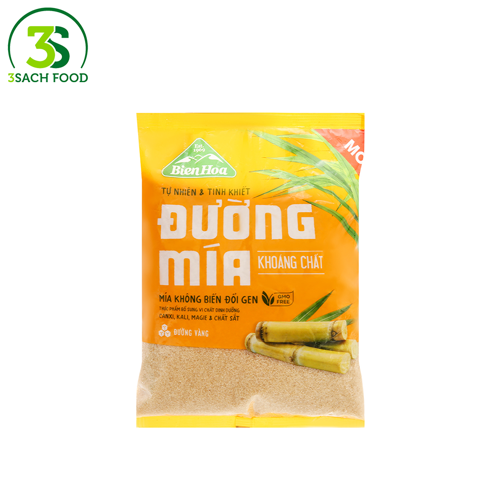  Đường Mía Vàng Khoáng Chất Biên Hòa (Gói 1 Kg) 