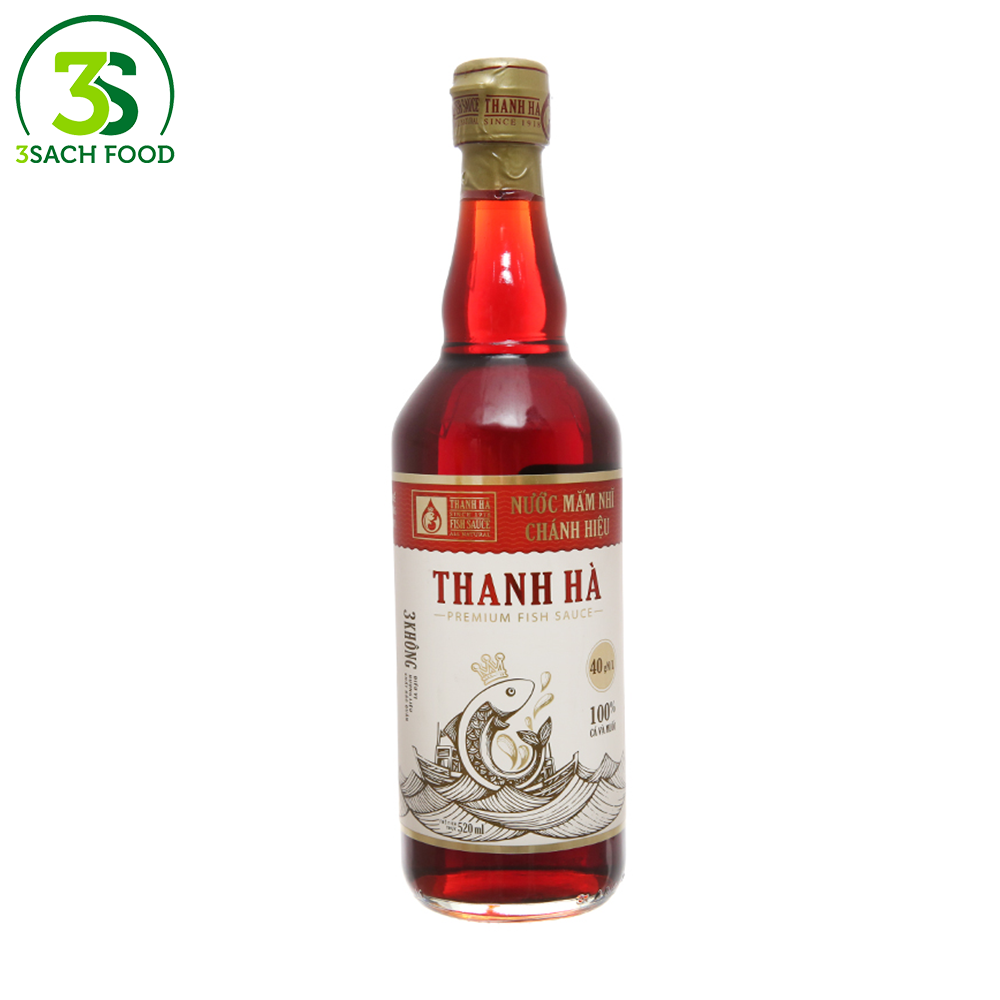  Nước Mắm 40 Độ Thanh Hà (Chai 520ml) 
