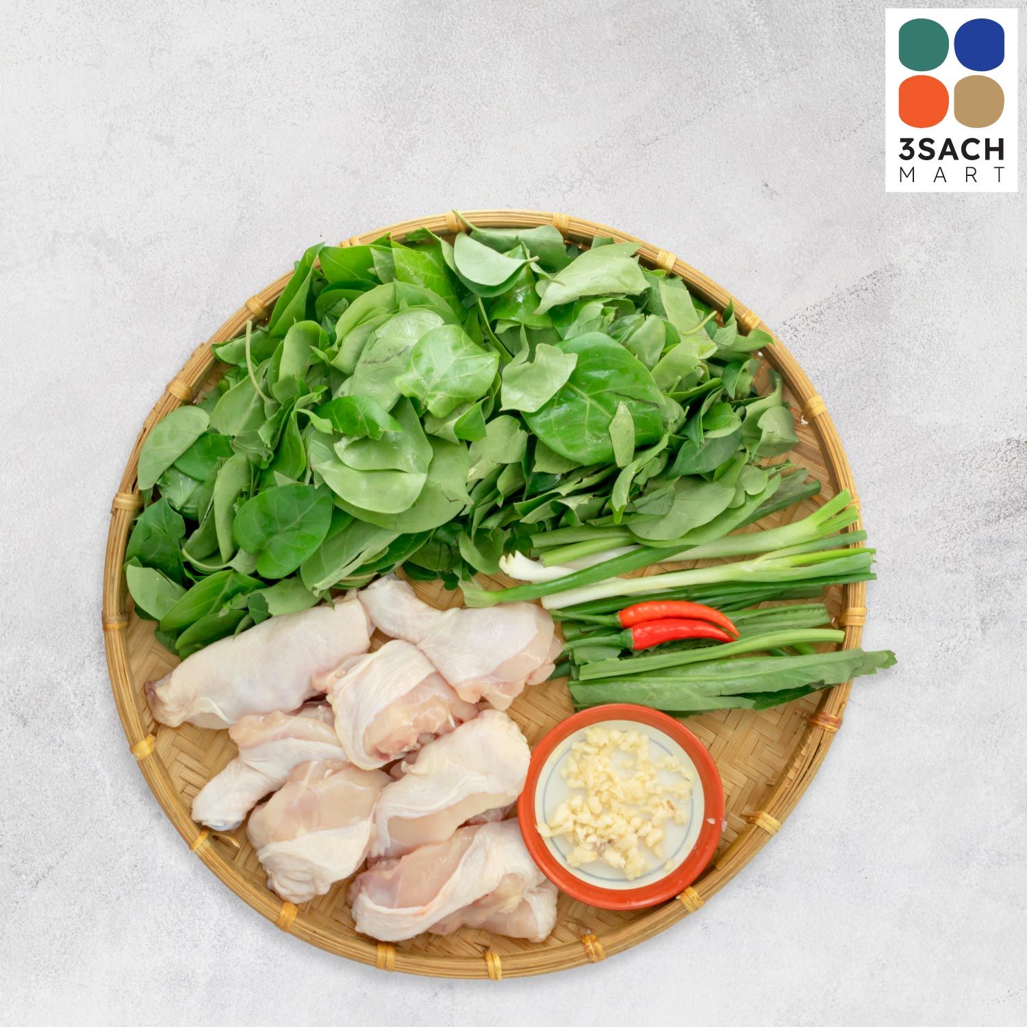  [RTC] Canh Gà Lá Giang (Khay 680g) 