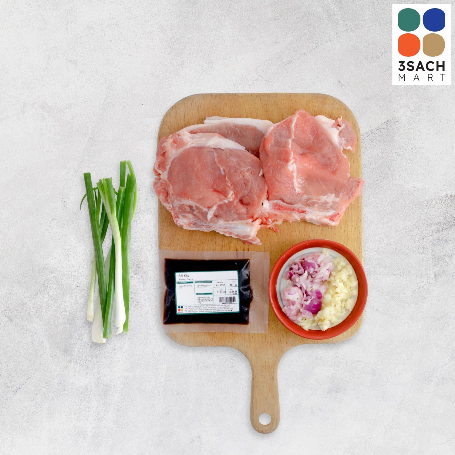  [RTC] Cốt Lết Heo Rim Mặn (Khay 380g) 
