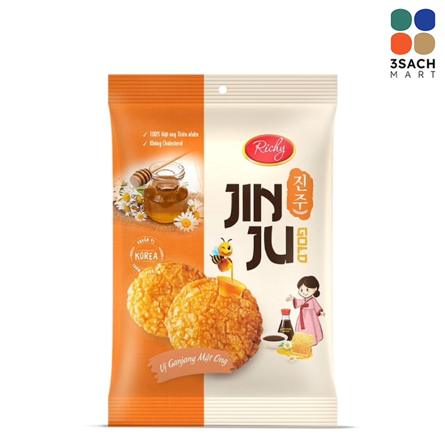  Bánh Gạo Jinju Mật Ong (Gói 100g) 