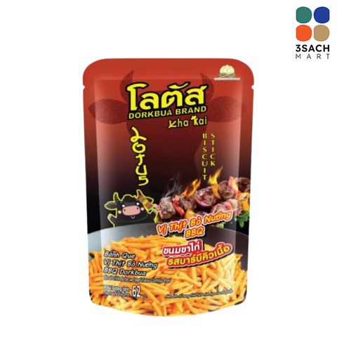  Bánh Que Dorkbua Bò Nướng (Gói 62g) 