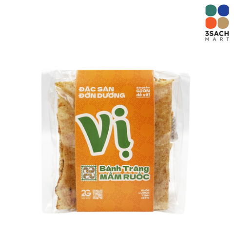  Bánh Tráng Mắm Ruốc Vị (Gói 125g) 