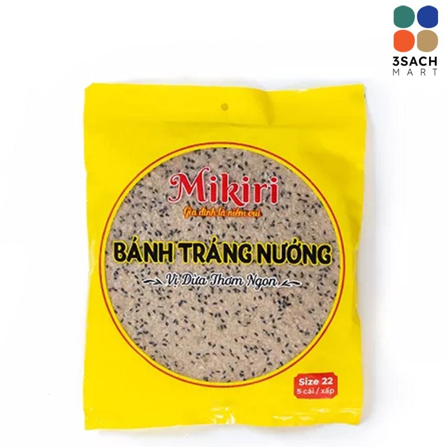  Bánh Tráng Nướng Tây Ninh Mikiri (Gói 5 Cái) 